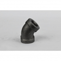 1-1/4" BLACK MALLEABLE IRON 45 ELBOW-ANVIL USA  
