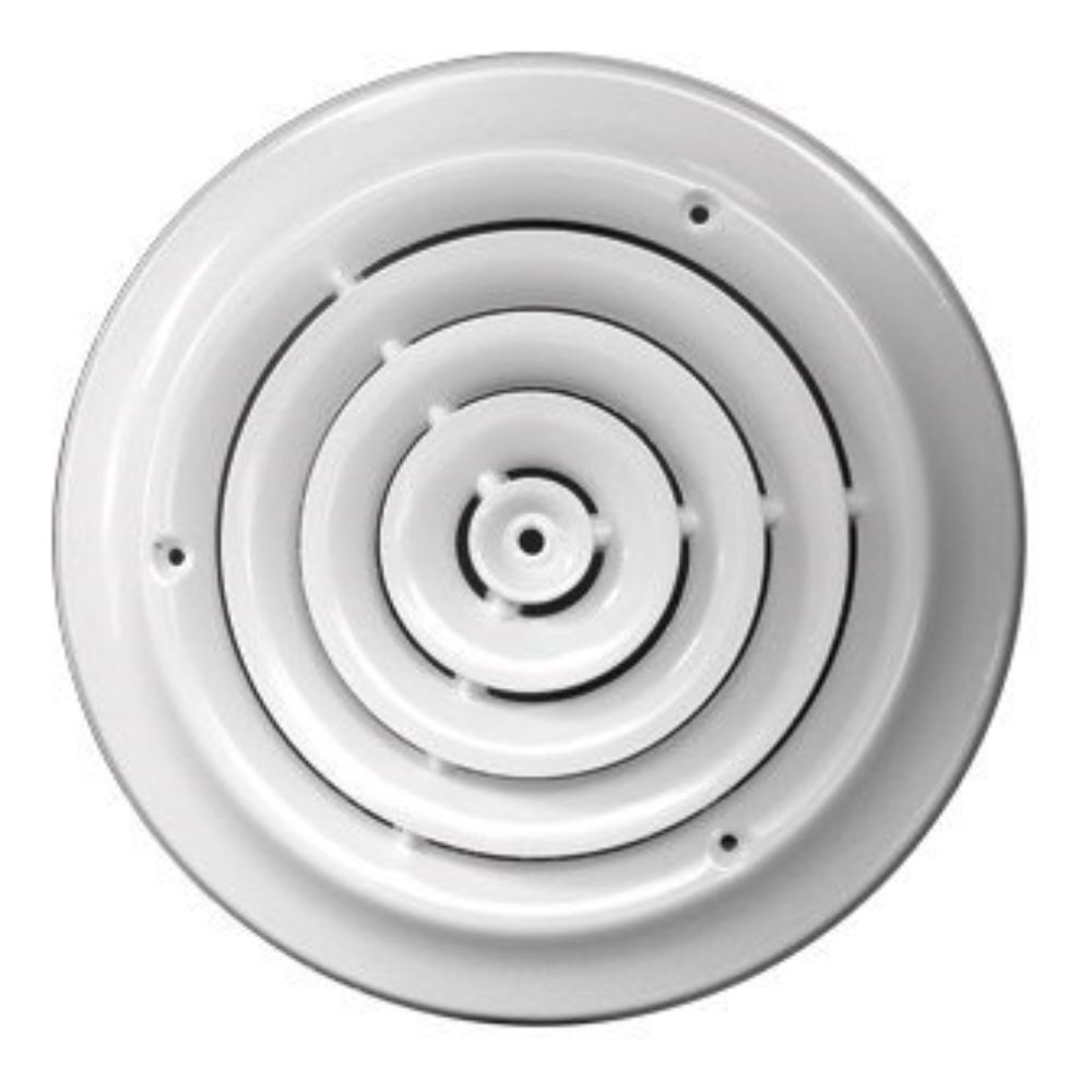 6" WHT ROUND CEILING DIFFUSER