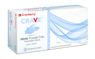407-CR3557 Cranberry Crave PF Nitrile Exam Gloves Medium (200)