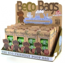 BECO Counter Top Poop Bag Display w/16 boxes of 60 pk