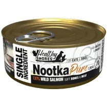Healthy Shores Nootka Pure 50/50 Salmon Pet Cans 24 x 170g