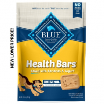 BLUE HEALTH BARS Banana&Yogurt Treats 454g/16oz (4)