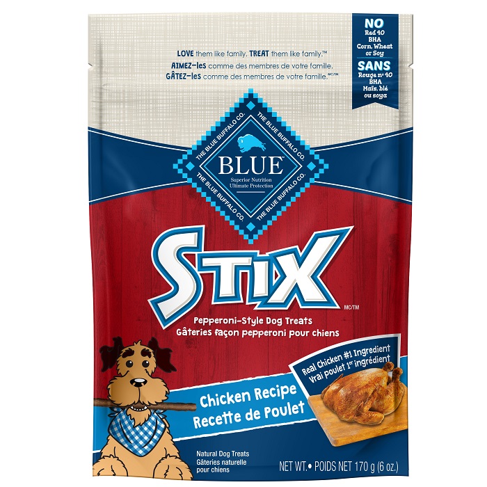 BLUE STIX Ckn Recipe Treats 170g/6oz (6)