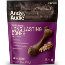 Andy & Audie Long-Lasting Chew Bone w/ Chicken 12.7oz (6)