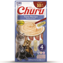 INA Churu Senior 10+ Tuna 4pk CARTON 6x2oz (8) NEW