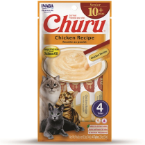 INA Churu Senior 10+ Chicken 4pk CARTON 6x2oz (8) NEW