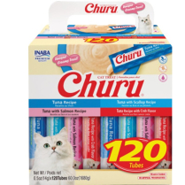 INA Churu Puree Tuna Var BOX 120pk 60oz (6) NEW