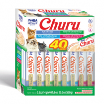 INA Churu Puree Tuna Seafood Variety BOX 40pk 20oz (12)