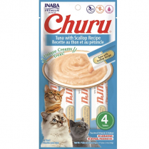 INA Churu Puree Tuna w/ Scallop 4pk CTN 6x2oz (8)