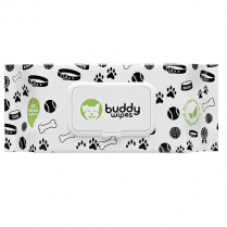 Buddy Wipes All-Natural Compostable Pet Grooming Wipes (18)