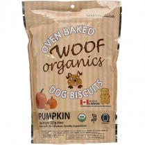 Woof Organic Dog Biscuits Pumpkin 227g (12)