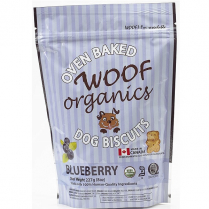 Woof Organic Dog Biscuits Blueberry 227g (12)