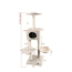 DEKI CloeCluzo CC7060 Cat Tree Alaska 32x22x56" M-Lvl WHT