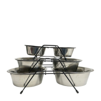 DEKI CloeCluzo CC7058 Bowls Duel Stainless Steel SM