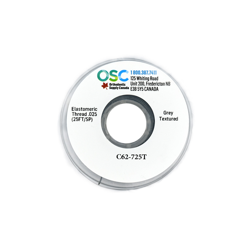 Elastomeric Thread .025 Grey Textured (25FT/SP)