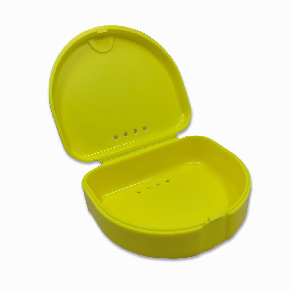 Yellow Slim Line Retainer Case (12/Pack)