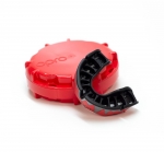 PLATINUM OPRO Red/Black/Silver Mouthguard