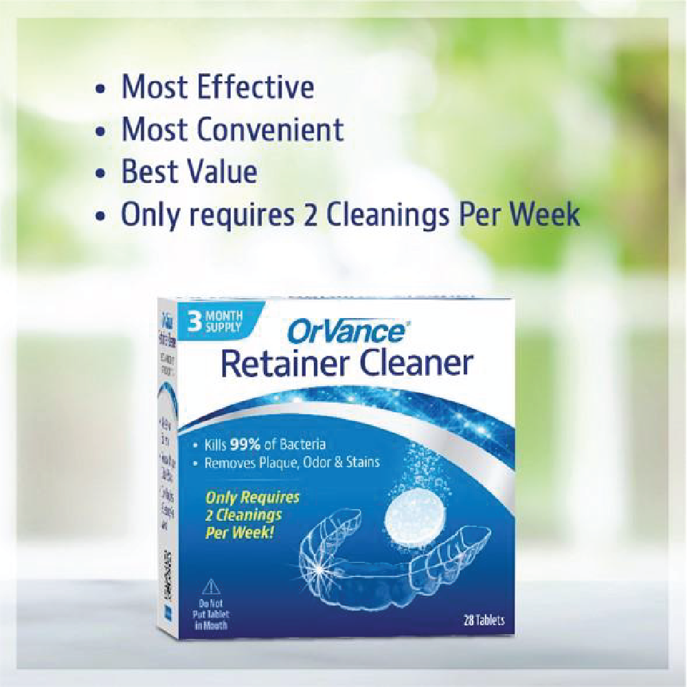 OrVance Retainer Cleaner Patient Pack (28 Tablets/Box)