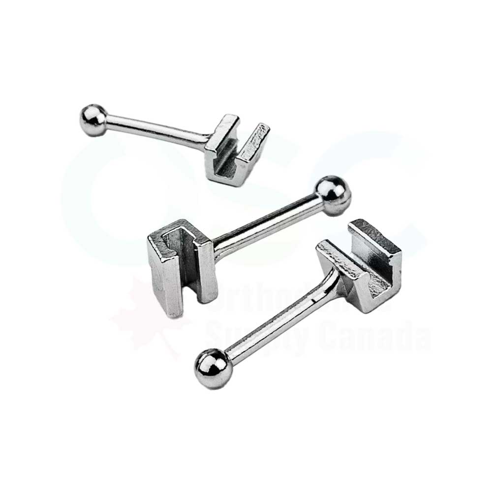 .022 SS Split Crimp Ball Hook Straight (20/PK))