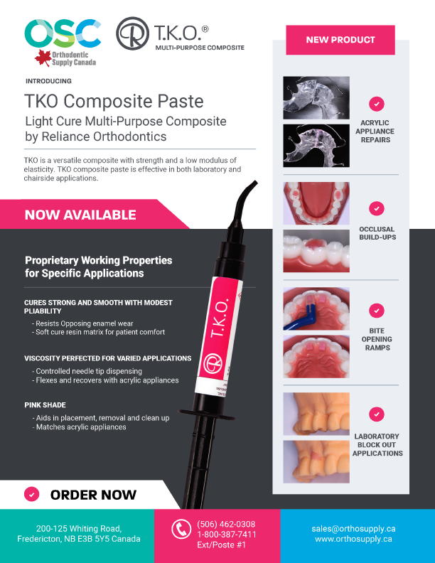 Orthodontic Supply of Canada Inc. Specials Orthodontic Supply of Canada