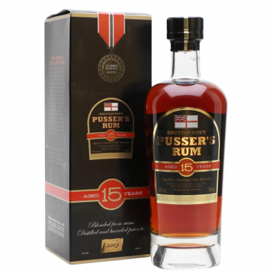 Pusser's Aged 15 Year Old Navy Rum 750mL