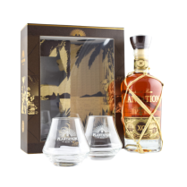 Plantation Rum, XO Gift Box with Glasses 750ml