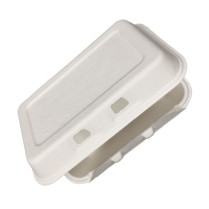 Bio Sugarcane Bagasse Clamshell Container 8.5x5.5x3" 200/cs
