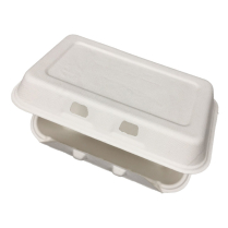 Bio Sugarcane Bagasse Clamshell Container 8.5x5.5x3" 200/cs