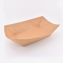 3LB Kraft Paper Tray with PE Liner 138*85*53mm 1000/cs