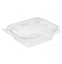 20oz Anti-fog Clear Hinged Tamper Evident Container 200/cs