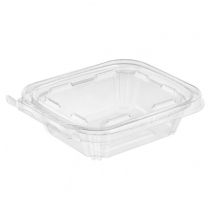 35oz Anti-fog Clear Hinged Tamper Evident Container 150/cs