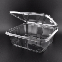 64oz Anti-fog Clear Hinged Tamper Evident Container 150/cs