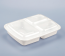 LRR 33oz 3-Comp White Rectangle Container 150set/cs