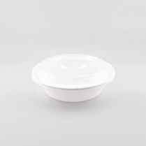 LRR 16oz (R16)  White Round Container 150set/cs