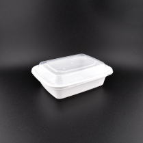 LRR 12oz (E12)  White Rectangle Container 150set/cs