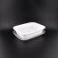 LRR 12oz (E12)  White Rectangle Container 150set/cs