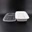 LRR 24oz (E24) White Rectangle Container 150set/cs