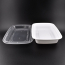 LRR 26oz (T25) White Rectangle Container 150set/cs
