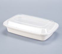 LRR 28oz (T28) White Rectangle Container 150set/cs