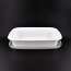 LRR 38oz (T38) White Rectangle Container 150set/cs