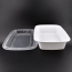 LRR 38oz (T38) White Rectangle Container 150set/cs