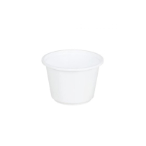 FBM 250ml (8oz) Plastic  Bowl White (Fit Lid JC95) 1000/cs