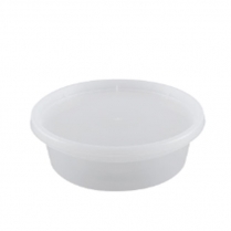 12oz Clear Plastic Container with Lids 250sets/cs
