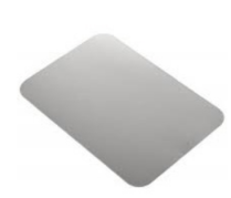 4.5x7' Foil/Paper Lid White 500/cs