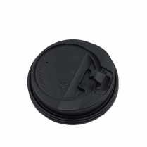 Black PP Coffee Cup Lid with Cover For 10-20oz 1000pcs/cs