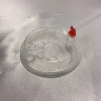 PP Clear Lid with Red Heart for PP700 1000/cs