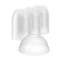 78mm Dome Lid for PETDY08/PETDY10 PET Cup 1000/cs