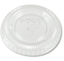 PL100N Dart Plastic Lid for 1/2-1oz Solo Portion Cup 2500/cs