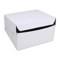 Cake Box 10`X 10 X 2.5    100/pk
