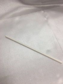 7.75" White Paper Giant Straw Unwrapped 350/box (8 box/cs)
